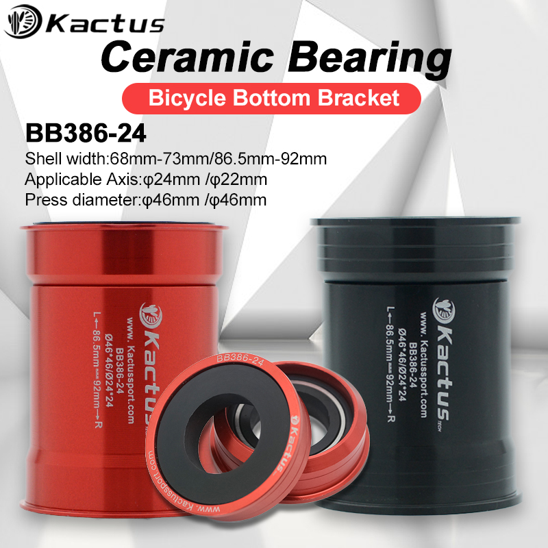 Tech Bike Accessories - KACTUS Fahrrad-Innenlager mit Keramiklager BB386, zentrale