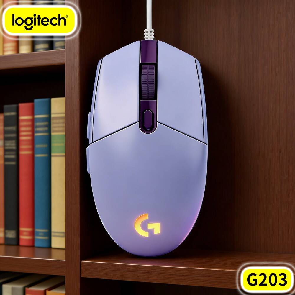 Logitech Mouse G203 - Logitech G203 Kabelgebundene Gaming-Maus Praktisch E-Sport