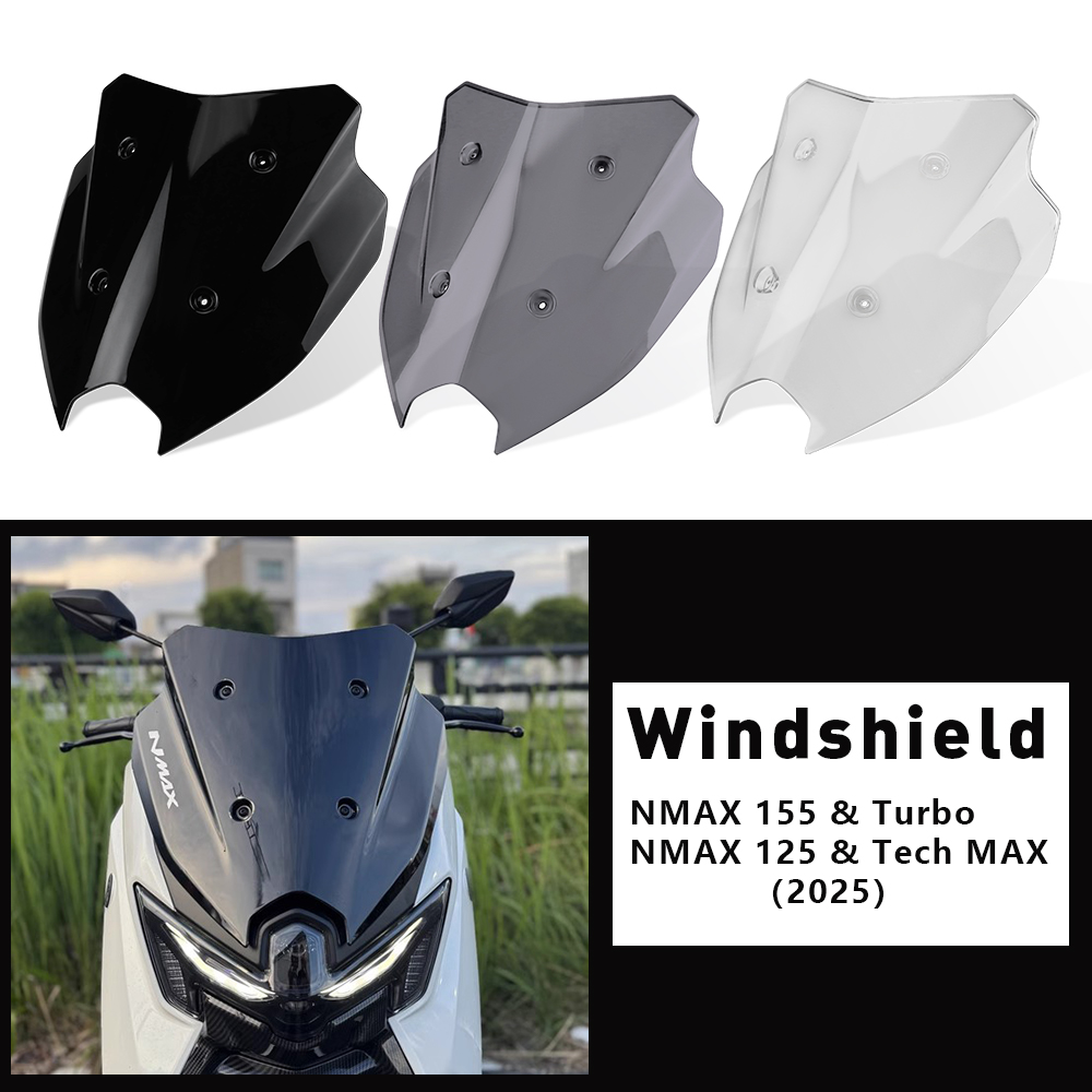 Nmax Tech Max Accessories - Neue NMAX 125 Windschutzscheibe für Yamaha
