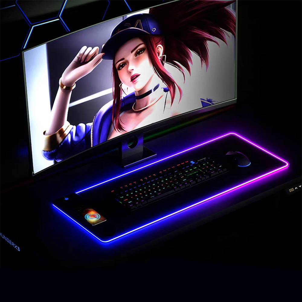 Mouse Charging Pad - RGB-Mauspad mit kabellosem Ladegerät, 15 W,