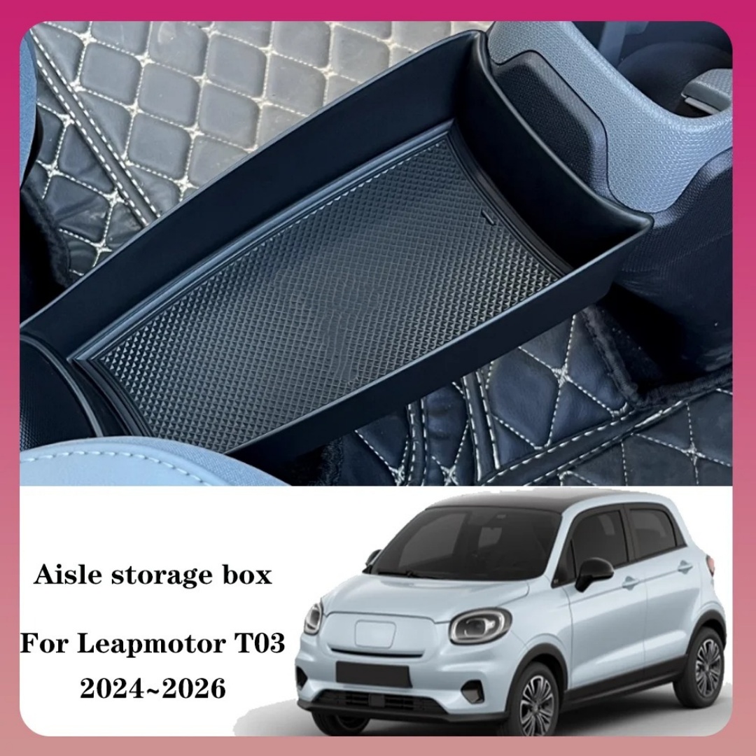 Tech Car Accessories - Für Leapmotor T03 2024 2025: Mittelkonsolen-Aufbewahrungsbox,