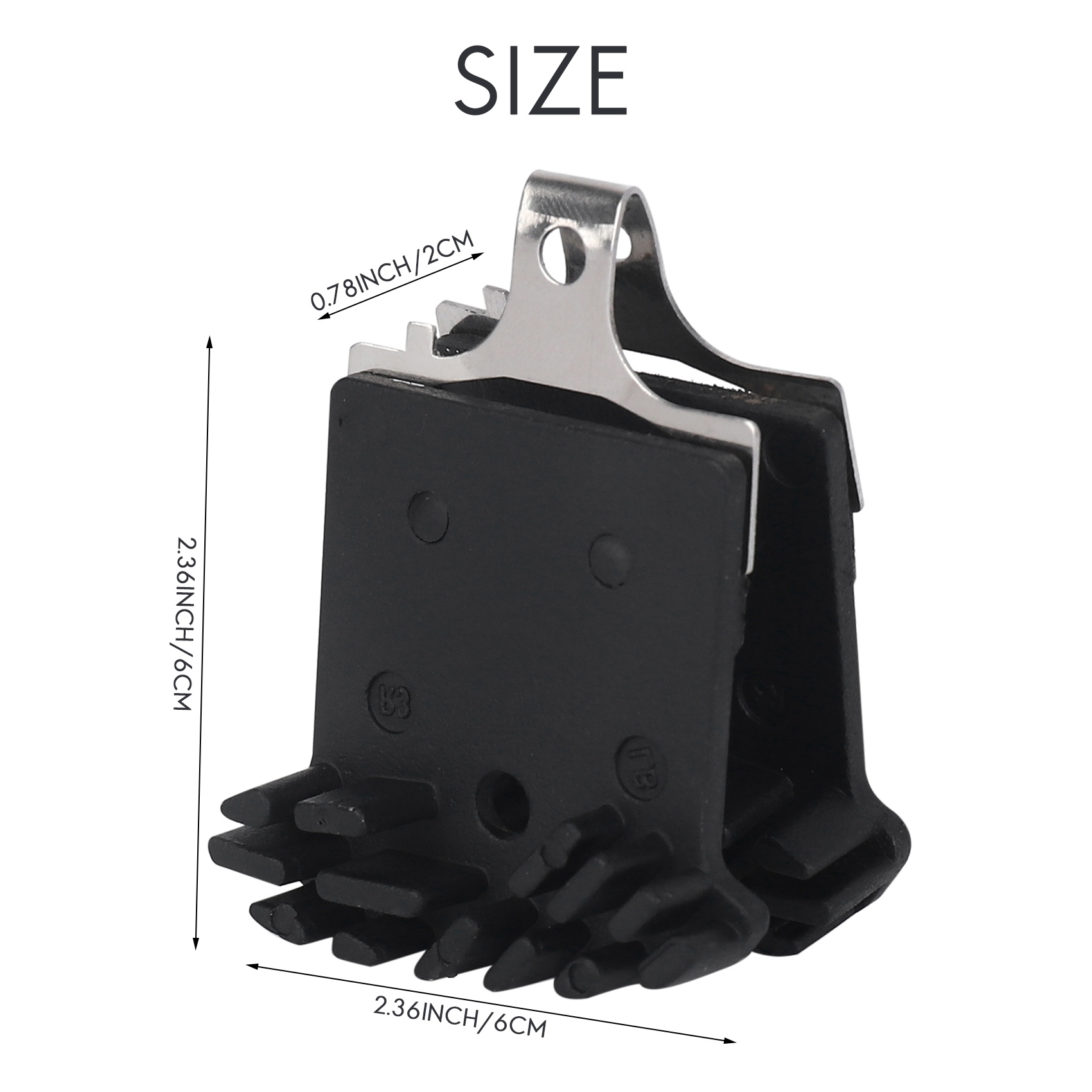Tech Bike Accessories - A89E-Bremsbeläge Hydraulische Scheibenbremse Metallkühlrippen Ice Tech