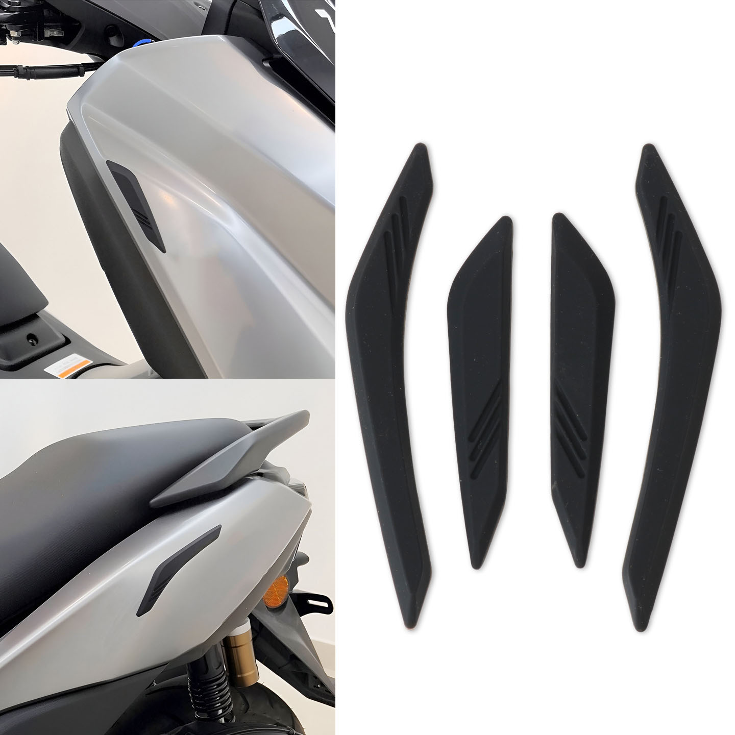 Nmax Tech Max Accessories - Motorradzubehör, Seitenschutzblech, Kratzschutz, Stoßschutzleiste für NMAX155