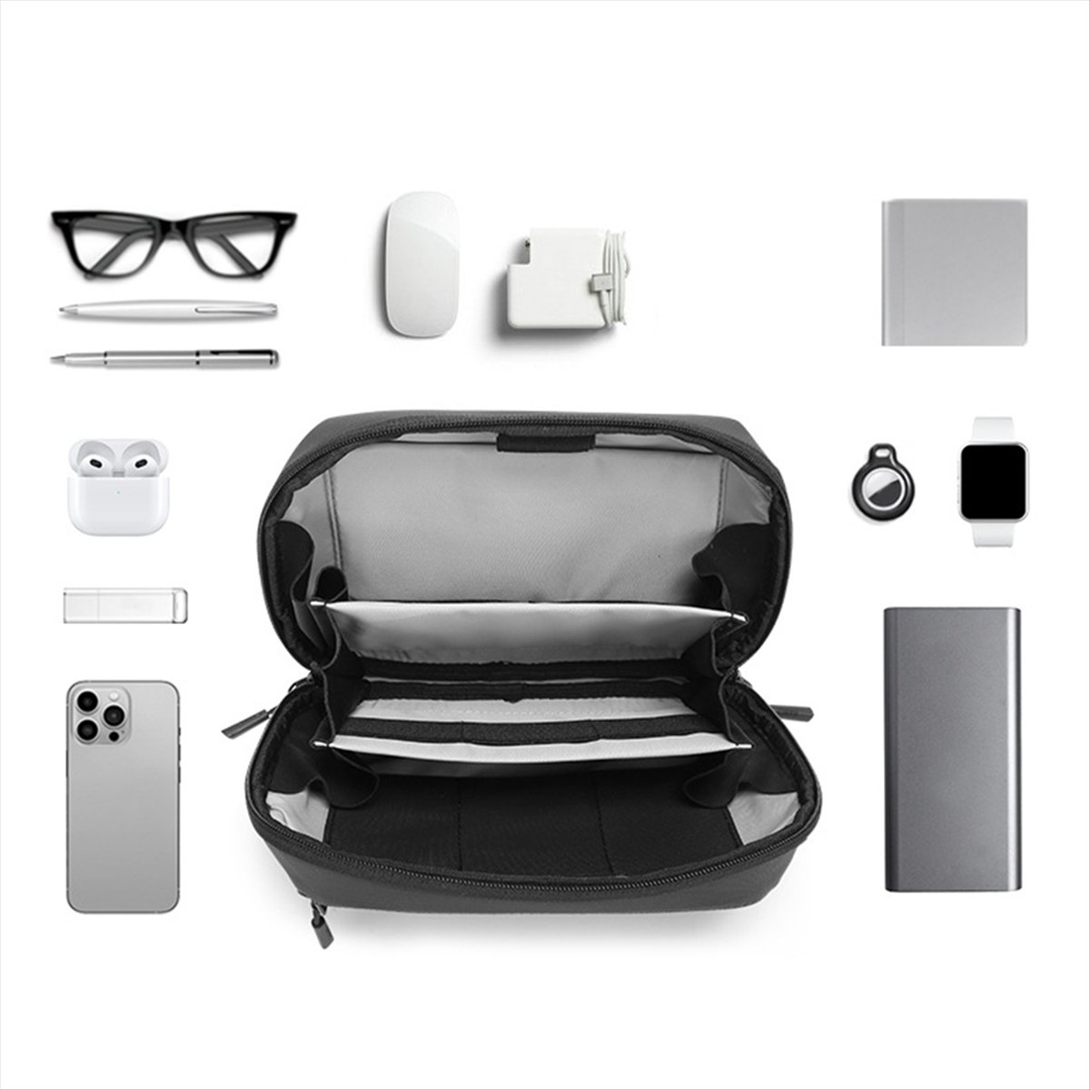 Tech Accessories And Gadgets - ☶ ❈ ＊ ♥ AC1578-Wasserdichte Technik-Tasche