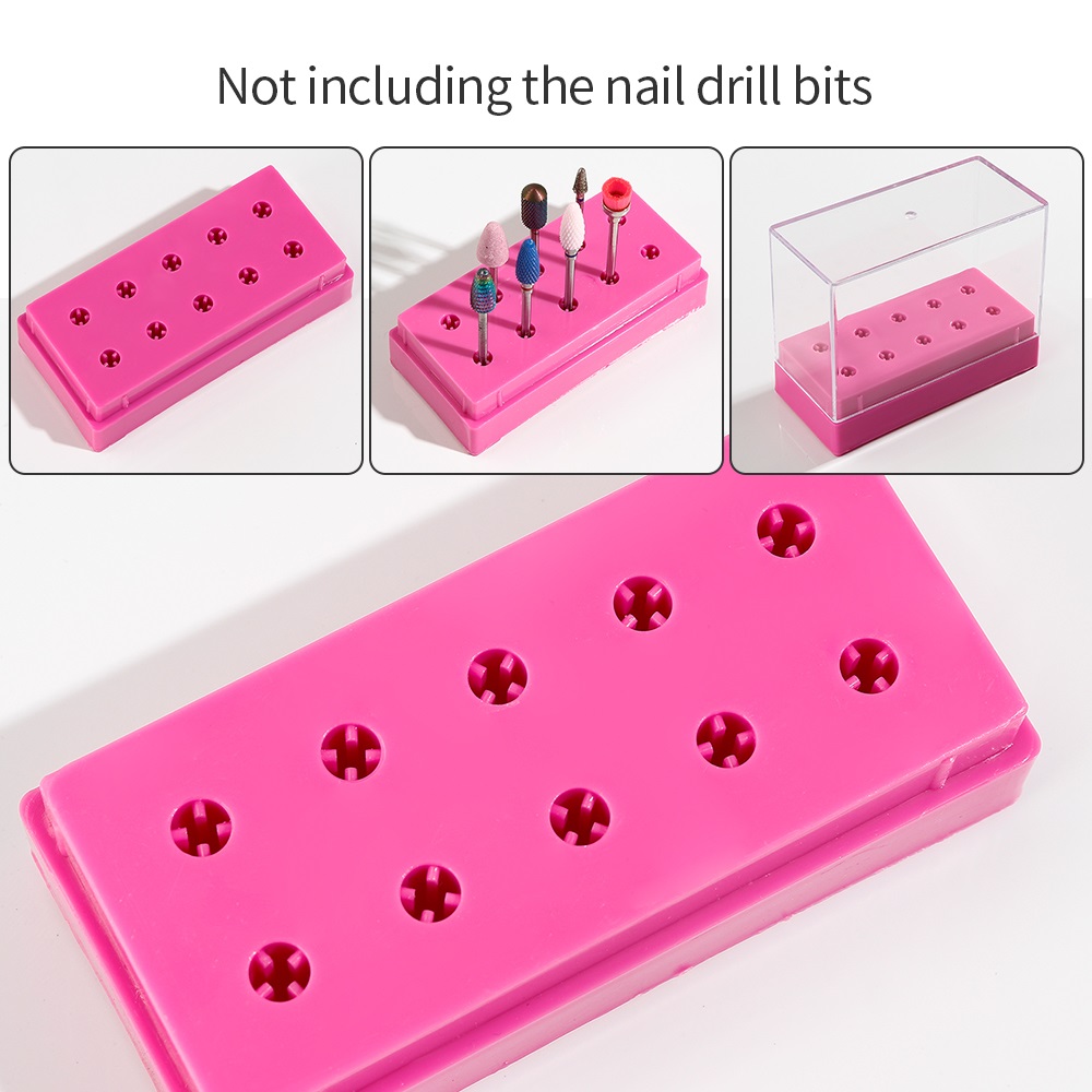 7/10 löcher Nail art Bit Lager – Tech Accessories Box Bewertung und Preis
