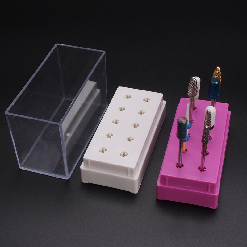 7/10 löcher Nail art Bit Lager – Tech Accessories Box Bewertung und Preis
