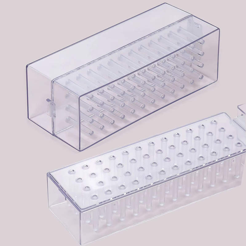 48 löcher Klar Nagel Bohrer Bi – Tech Accessories Box Bewertung und Preis