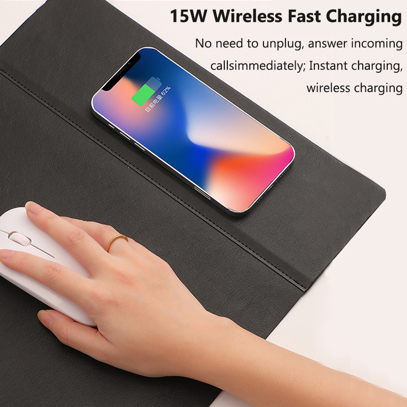Kabelloses Lade-PU-Mauspad, Gr – Mouse Charging Pad Bewertung und Preis