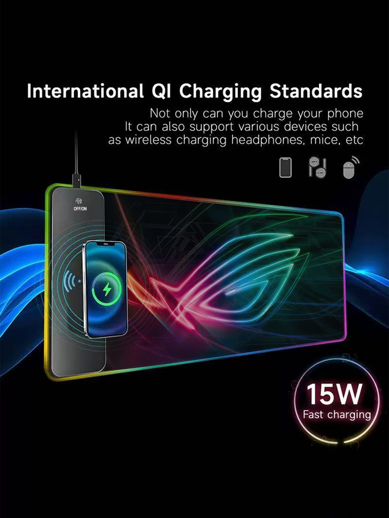 RGB-beleuchtetes multifunktion – Mouse Charging Pad Bewertung und Preis