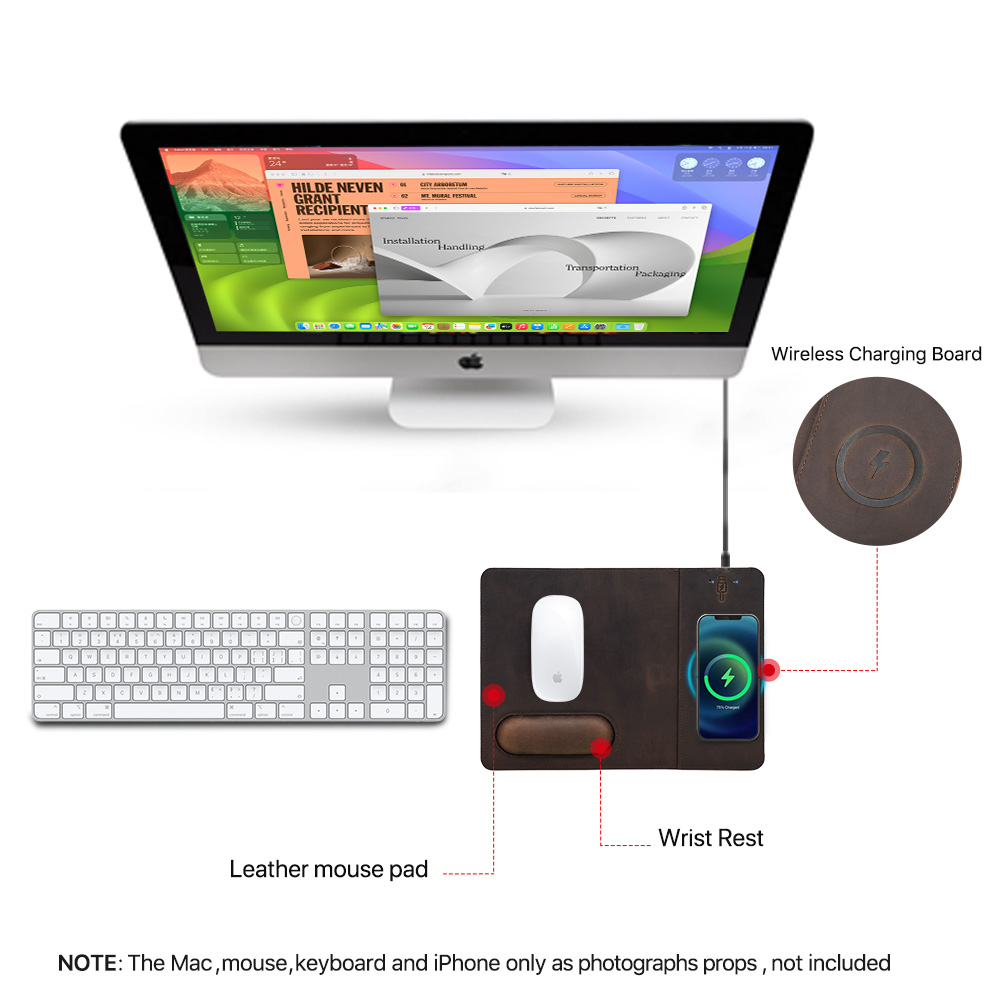 Mauspad mit 15 W Telefon, kabe – Mouse Charging Pad Bewertung und Preis