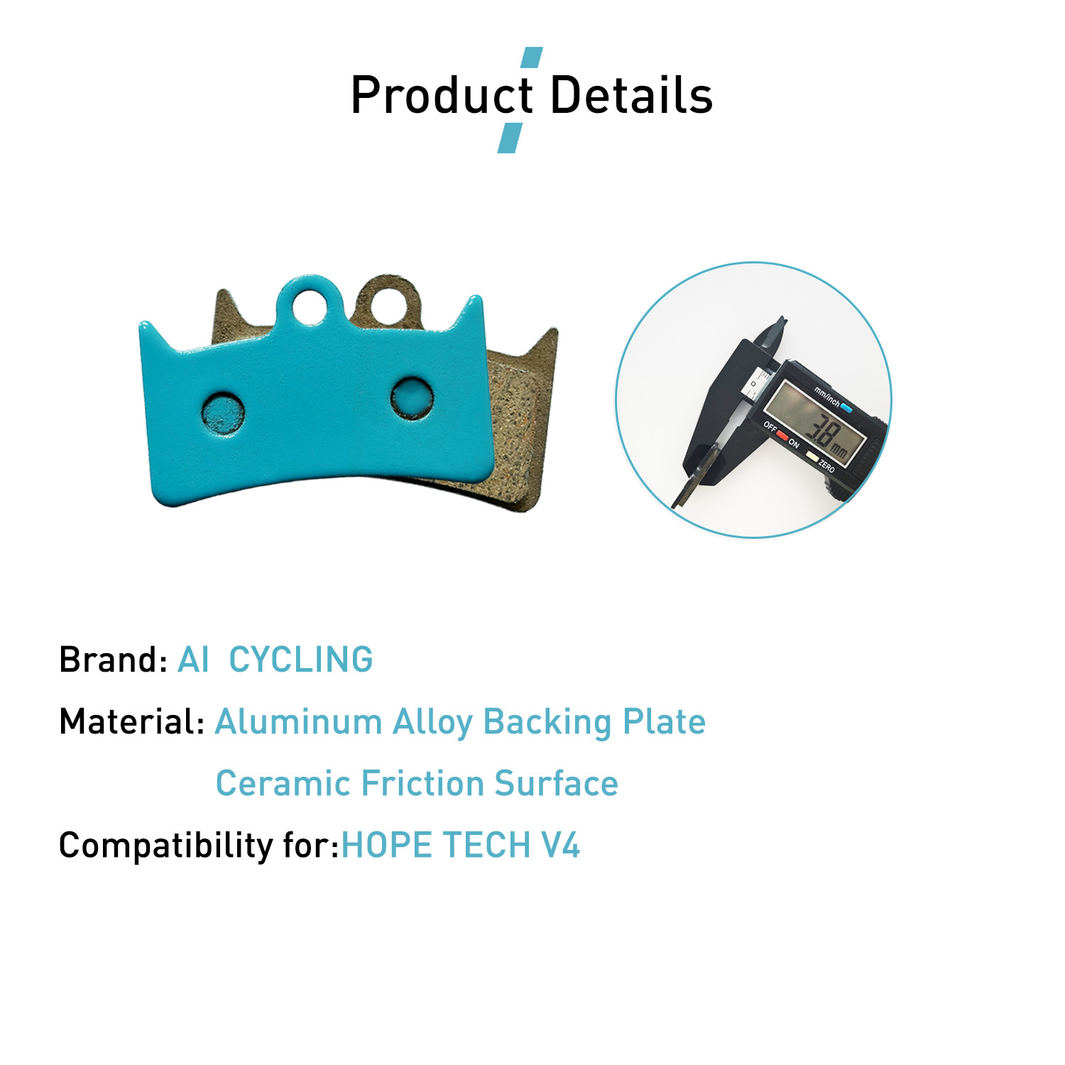 4 Paar Keramik-Bremsbeläge für – Tech Bike Accessories Bewertung und Preis