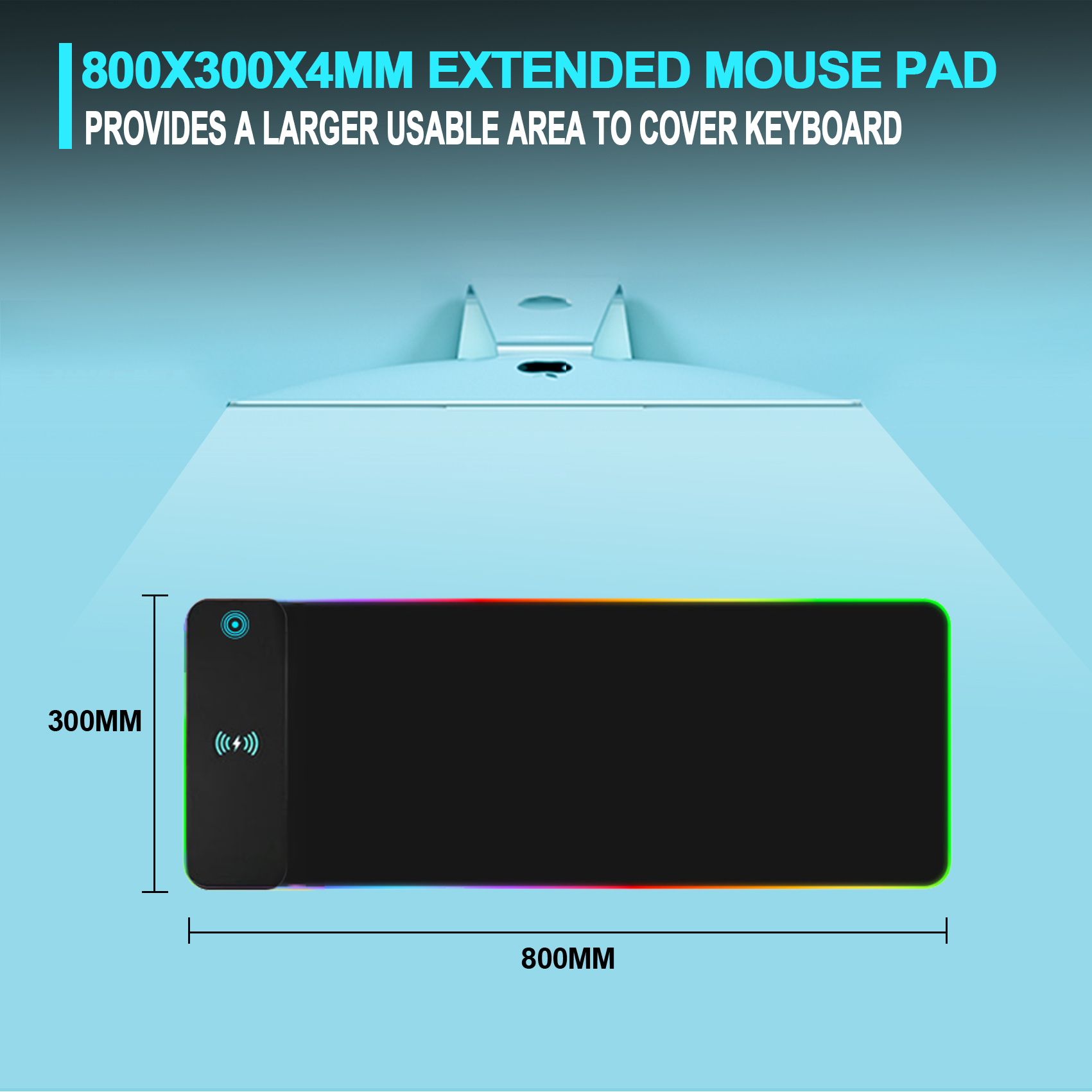 Kabelloses Laden, RGB-Gaming-M – Mouse Charging Pad Bewertung und Preis